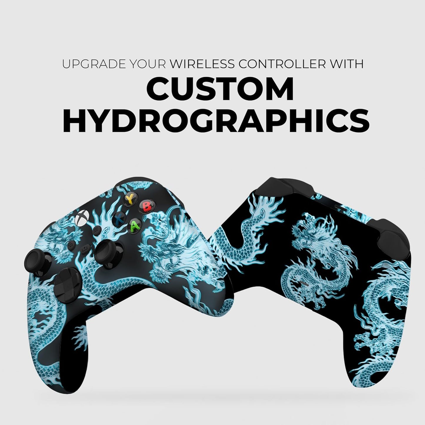DreamController Neon Dragonns Custom X-box Controller Wireless compatible with X-box One/Series X/S Proudly Customized in USA I Permanent HYDRODIP Print(NOT JUST A SKIN)(MODDED)