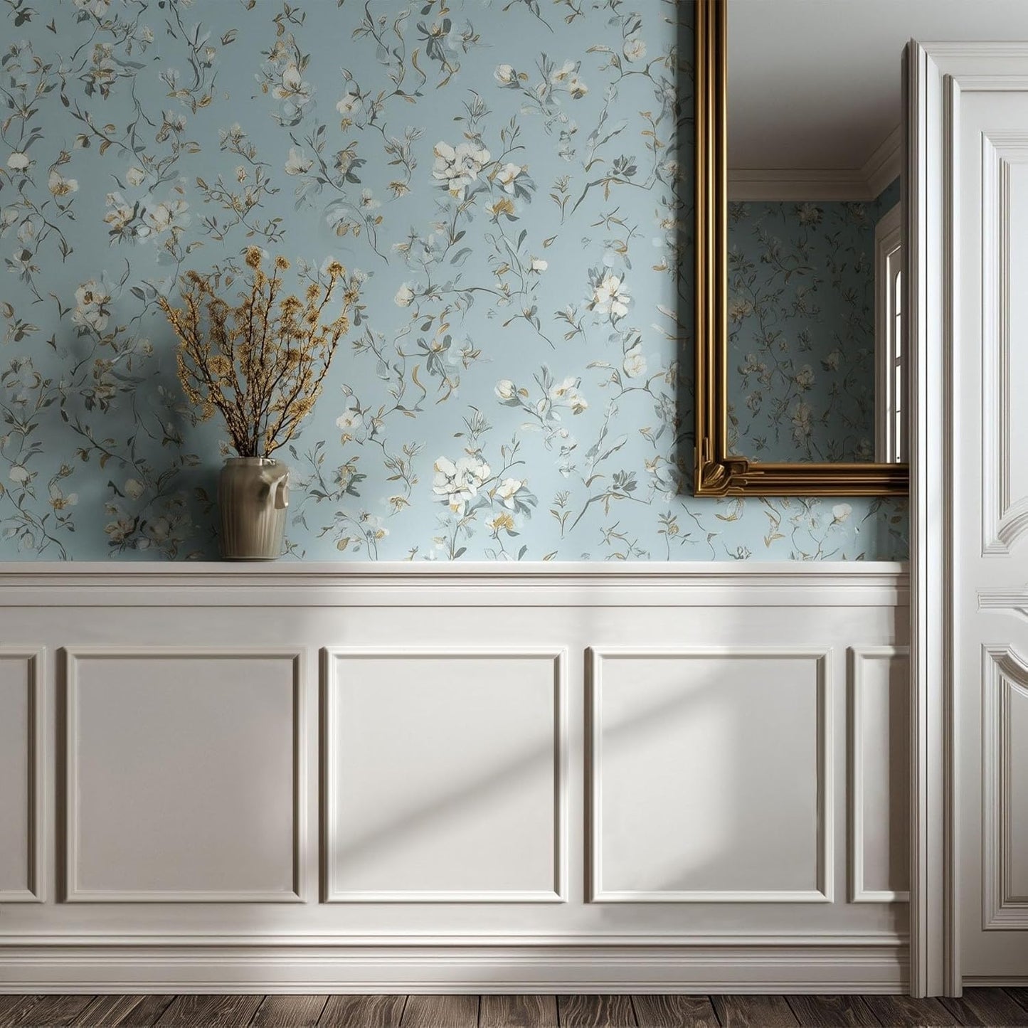 Peel and Stick Wainscoting Panels Kit, 3 Sets 20''x20'' Premade Wall Molding Peel and Stick Panels for Interior Wall Trim, Easy DIY Wainscoting Panels Peel and Stick Decor