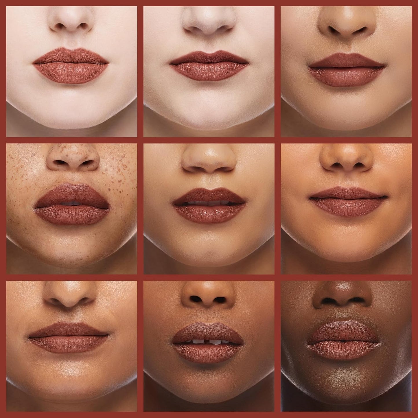 Oulac Matte Liquid Red Lipstick for Women, Orange Tone Red Long Lasting Lipstick, Waterproof Lip Stain, No Transfer, Creamy High Pigmented Formula with Vitamin E, Vegan & Cruelty-Free M21