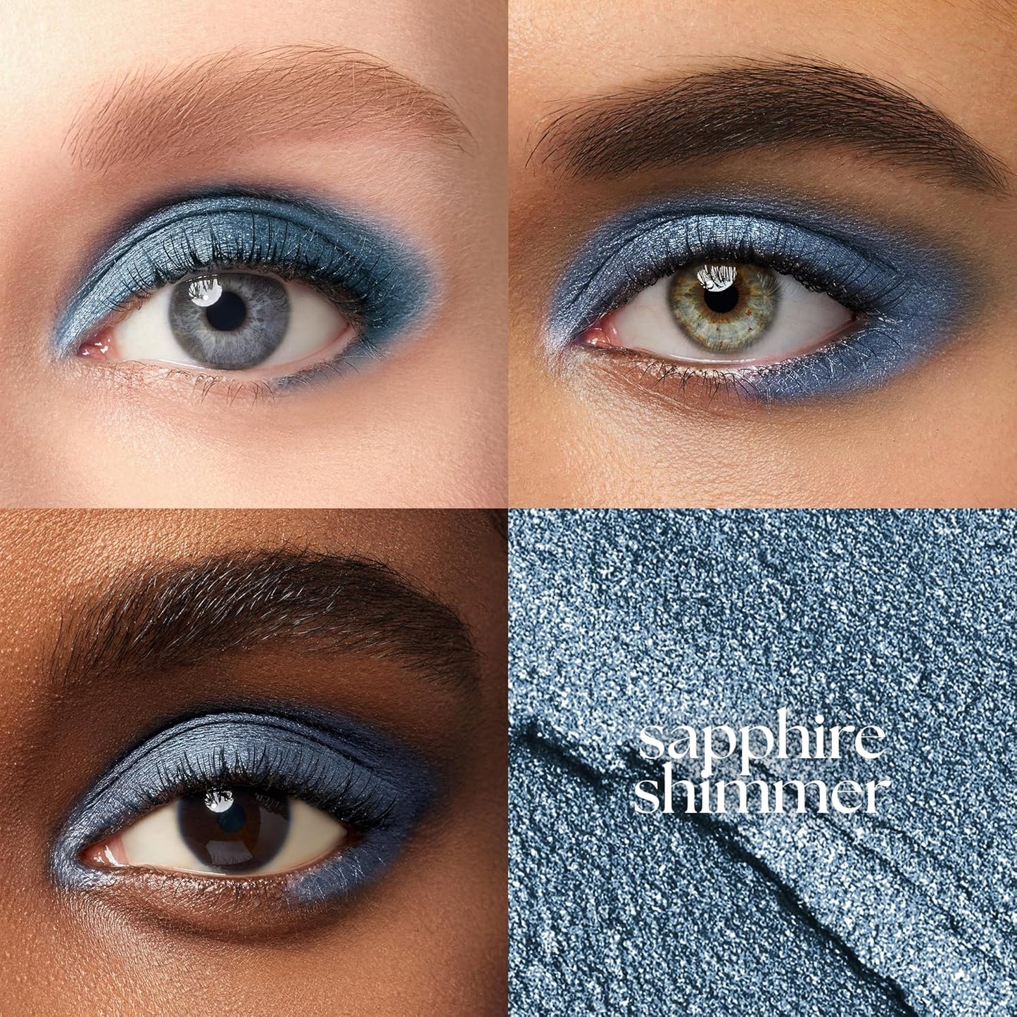 Julep Twice As Nice Eyeshadow Stick and Eyeliner Duo | Includes Eyeshadow 101 Creme-to-Powder Waterproof Shadow Stick, Sapphire Shimmer and All-Day Gel Eyeliner Pencil, Blackest Black
