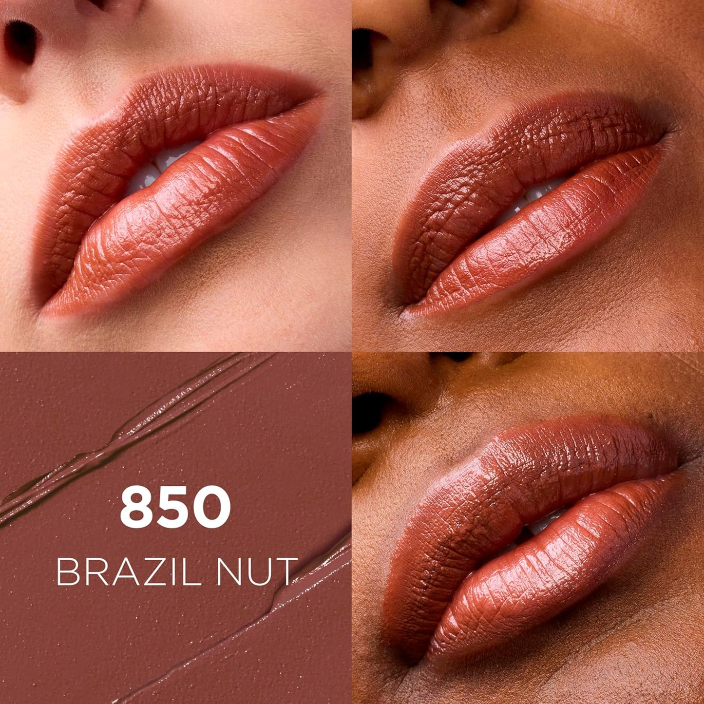 L'Oreal Paris Colour Riche Original Creamy, Hydrating Satin Lipstick with Argan Oil and Vitamin E, Brazil Nut , 1 Count
