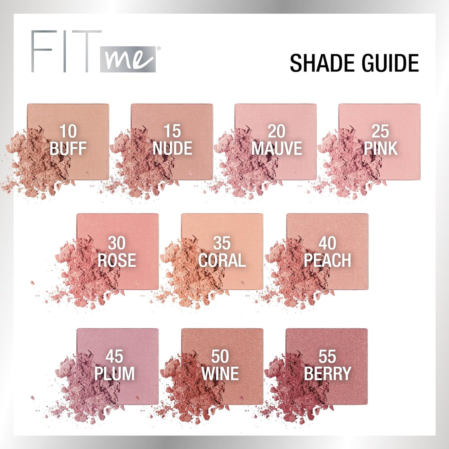 Maybelline Fit Me Blush, Peach, 0.16 Ounce (Pack of 3)