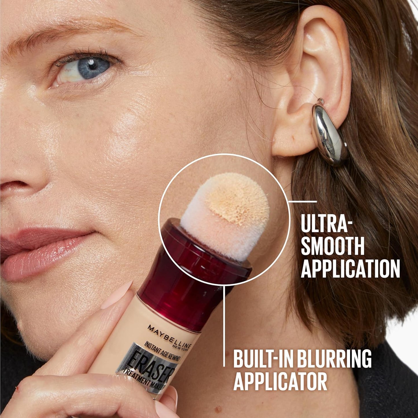 Maybelline Instant Age Rewind Eraser Foundation with SPF 20 and Moisturizing ProVitamin B5, 110, 1 Count