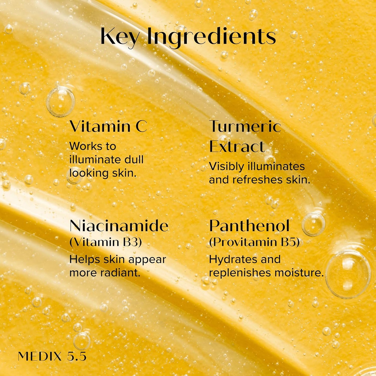 Medix 5.5 Radiant Glow Vitamin C Body Wash W/Niacinamide | Citrus Scented Gentle Body & Face Cleanser For Women, Men, Dry Skin, & Smoother-Looking Skin | Removes Dirt, Oil, & Impurities, 15 Fl Oz