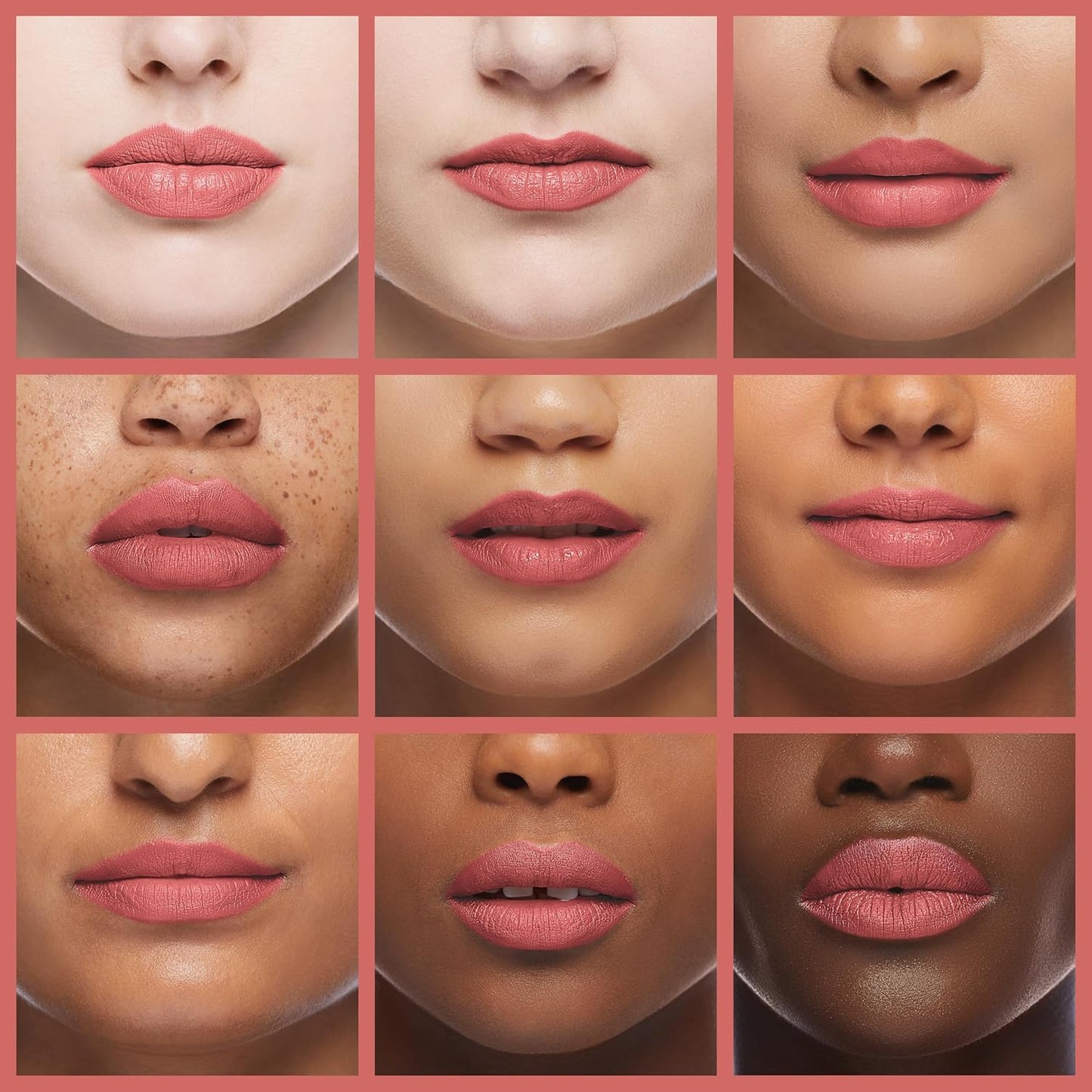 Oulac Matte Liquid Pink Nude Lipstick for Women, Long Lasting Lipstick Waterproof Lip Stain, No Transfer, Creamy High Pigmented Formula with Rose Oil, Vegan & Cruelty-Free, Coral Pink M11